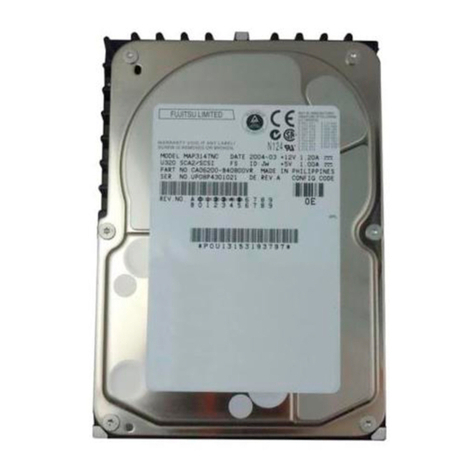 Fujitsu MAP3147NC - Enterprise - Hard Drive User manual