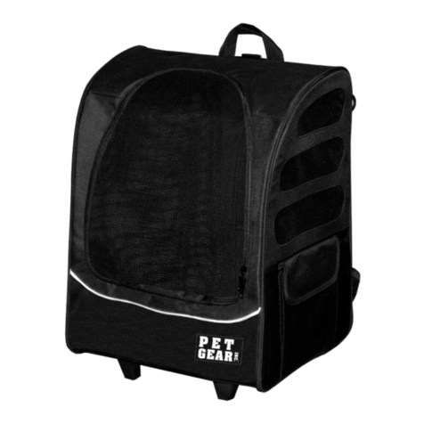 Pet Gear The ON-THE-GO Pet I-GO2 PLUS TRAVELER instruction manual