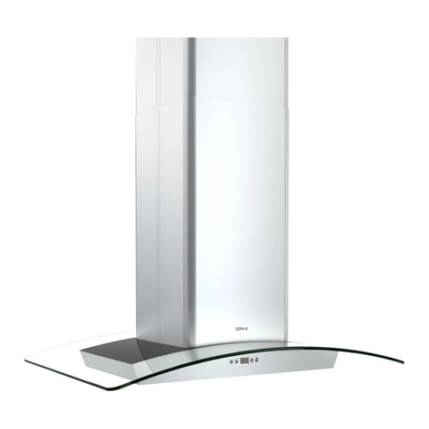Zephyr ZML-M90BG Use, care and installation guide