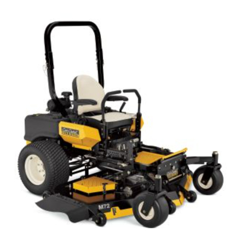 Cub Cadet 37 HP Tank 72 User manual