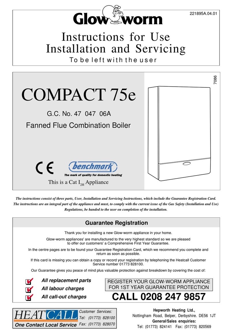 Glowworm COMPACT 75e Operating manual