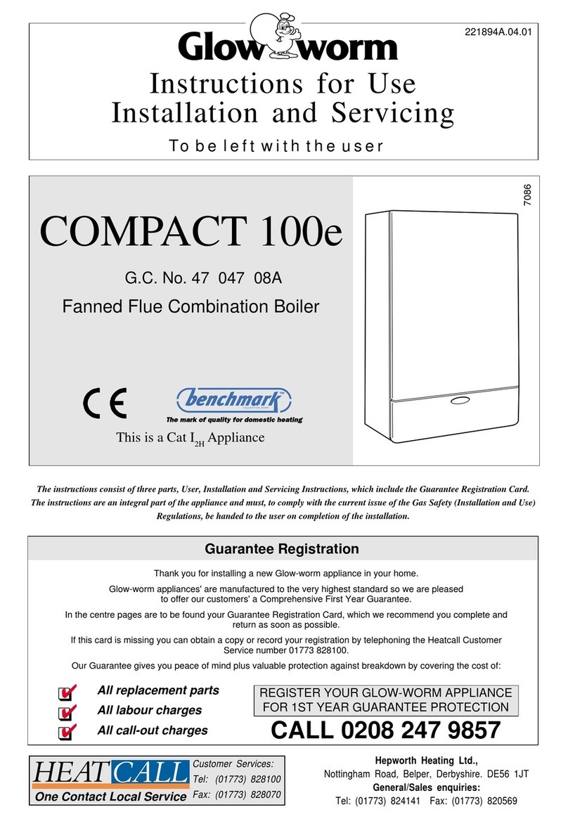 Glowworm COMPACT 100e Operating manual