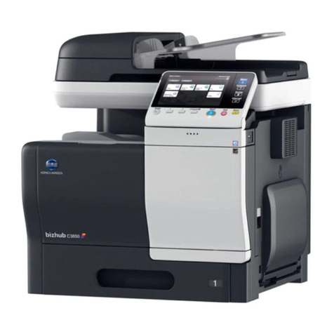 Konica Minolta bizhub C3850FS User manual Konica Minolta bizhub C3850FS User manual