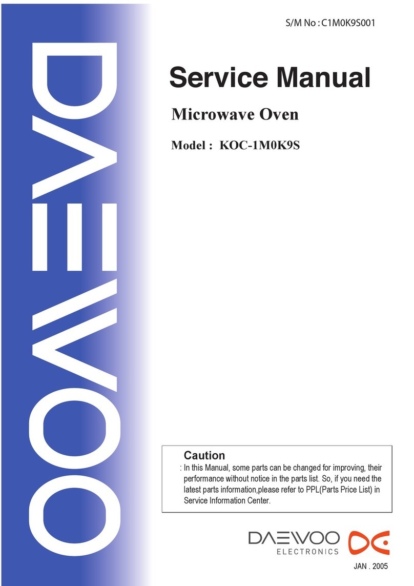 Daewoo KOC-1M0K9S Service manual