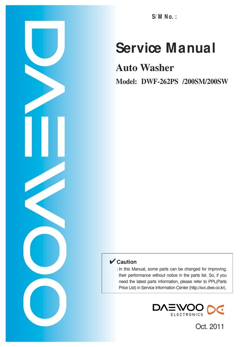 Daewoo DWF-262PS Service manual