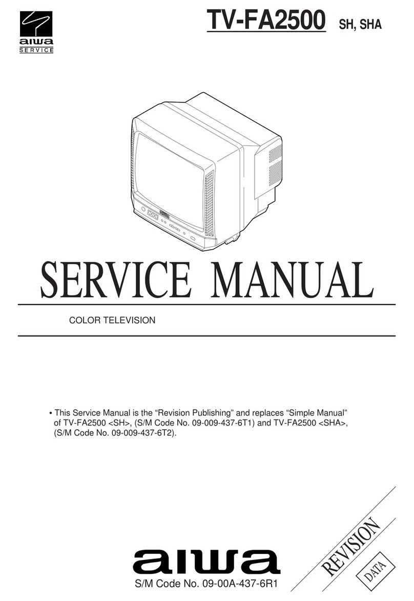 Aiwa TV-FA2500 Service manual