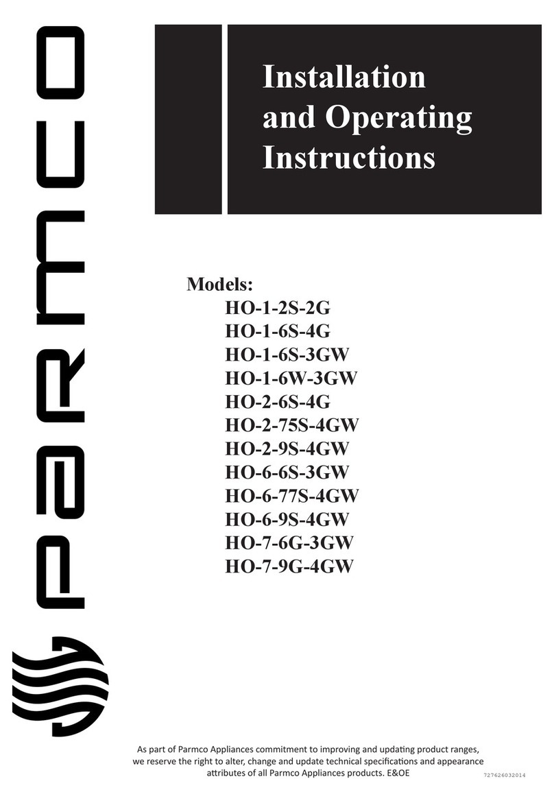 Parmco HO-1-2S-2G User manual