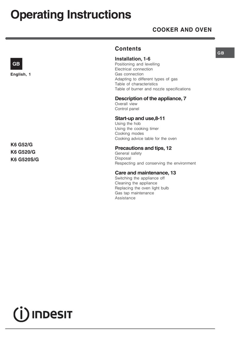Indesit K6 G52 User manual