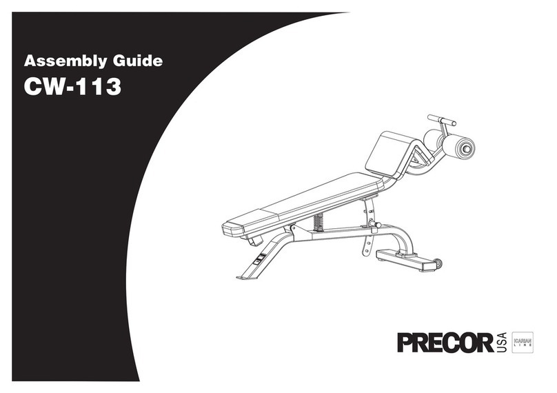 Precor CW-113 User manual