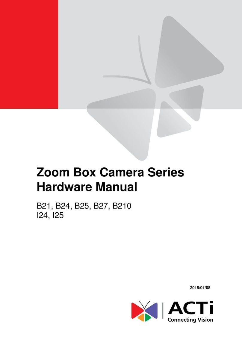 ACTi B21 User manual