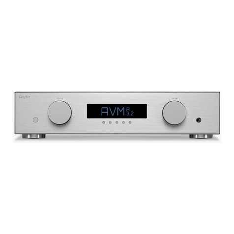 AVM EVOLUTION A3.2 operating instructions