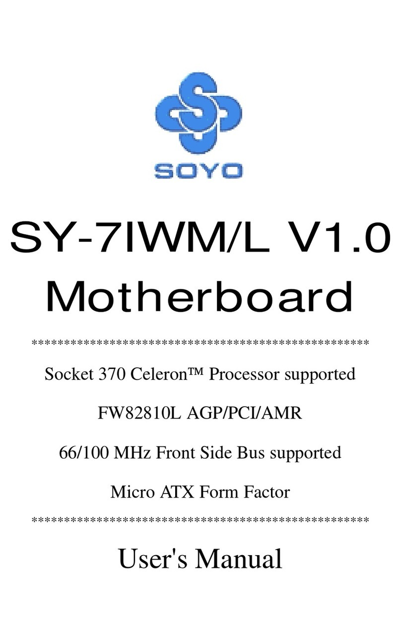 SOYO SY-7IWM/L V1.0 User manual SOYO SY-7IWM/L V1.0 User manual