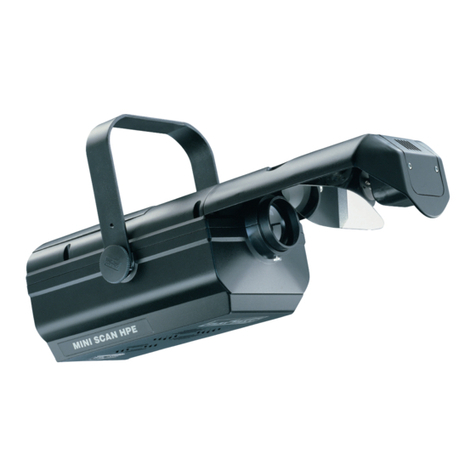 Claypaky MINISCAN HPE HTI 300W/DX User manual