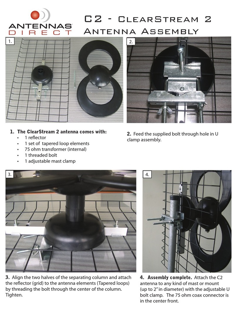 Antennas Direct ClearStream 2 Assembly instructions Antennas Direct ClearStream 2 Assembly instructions