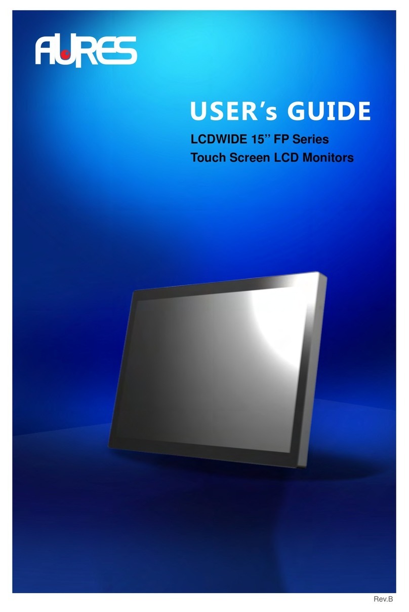 AURES LCDWIDE15 FP Series User manual