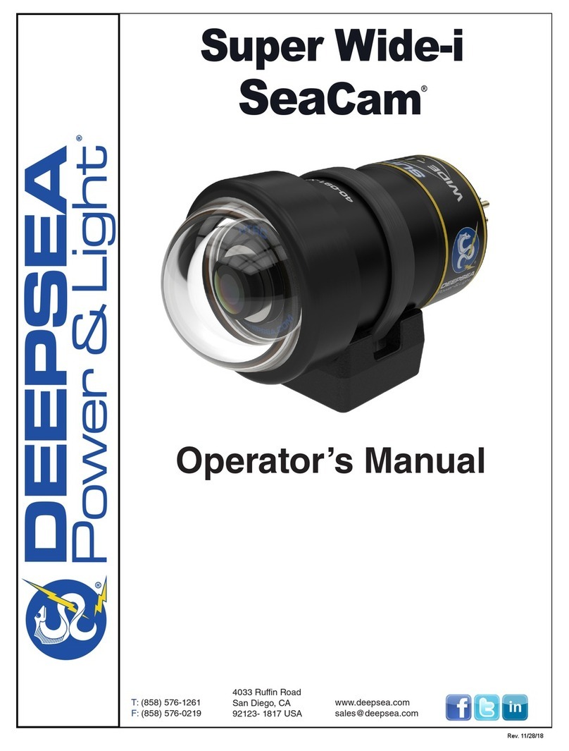 DeepSea Power & Light Super Wide-i SeaCam Operator's manual
