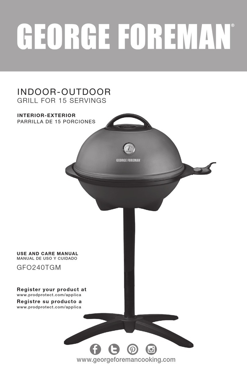 George Foreman GFO240TGM User manual