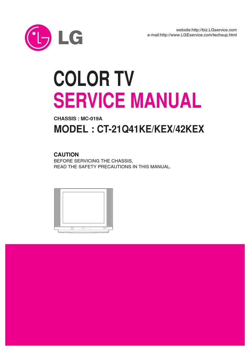 LG CT-21Q41KE Service manual