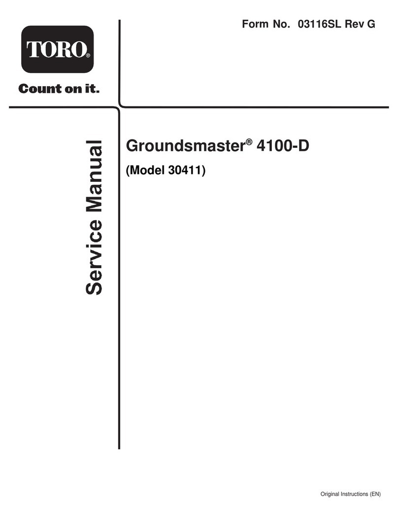Toro Groundsmaster 4100-D User manual