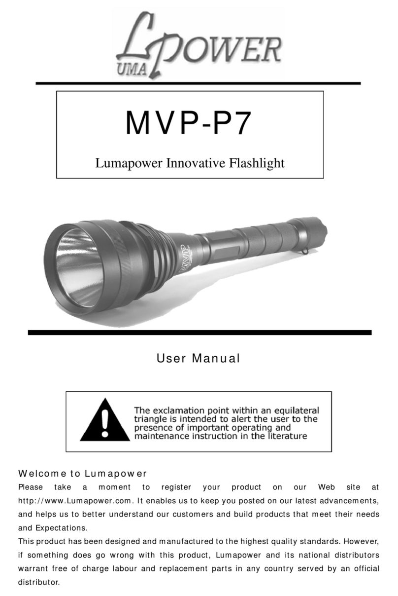 Lumapower MVP-P7 User manual