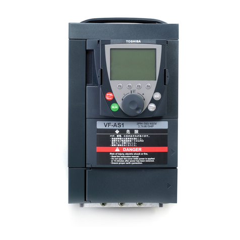 Toshiba TOSVERT VF-AS1 Series User manual
