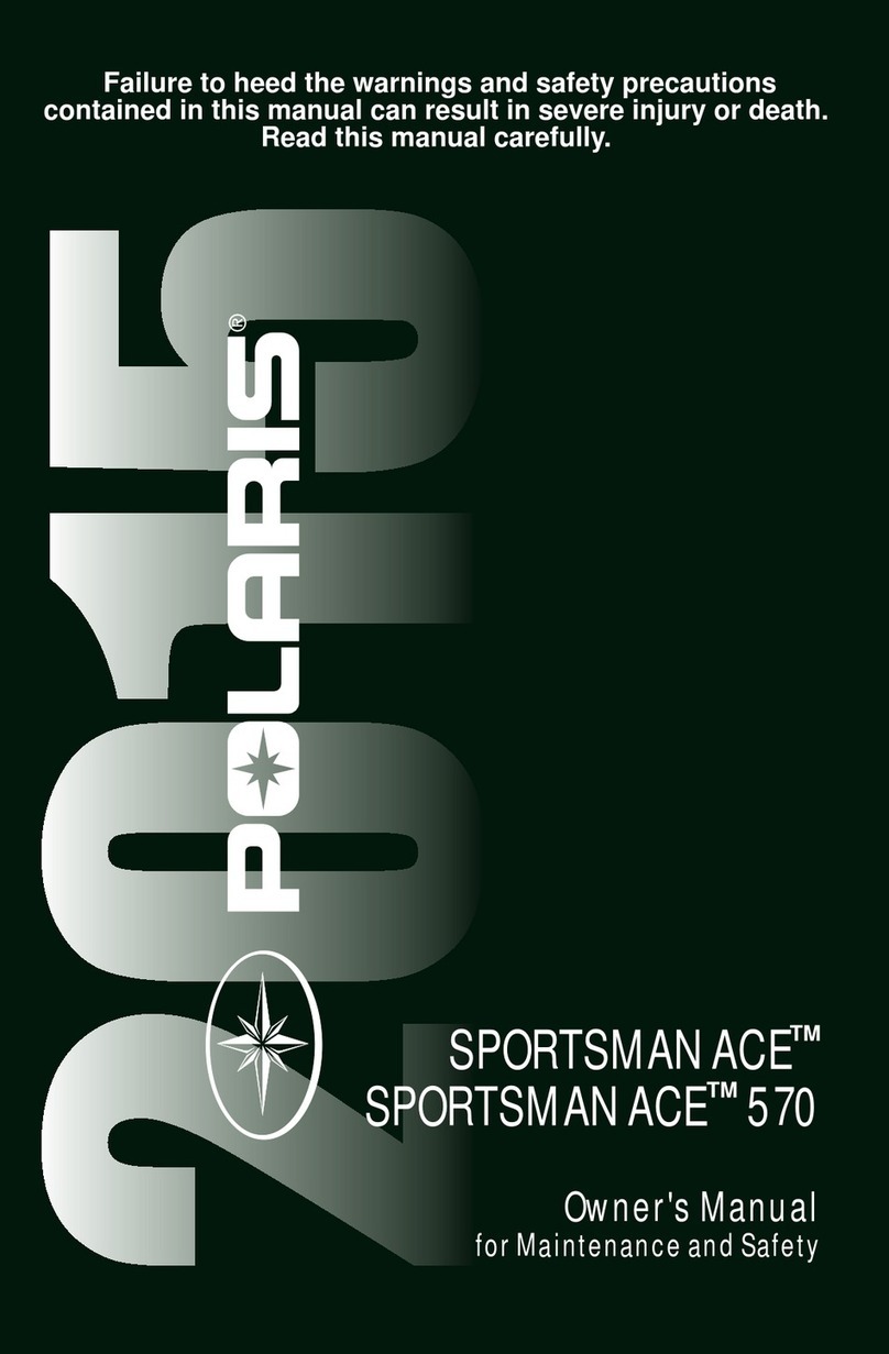 Polaris SPORTSMAN ACE User manual
