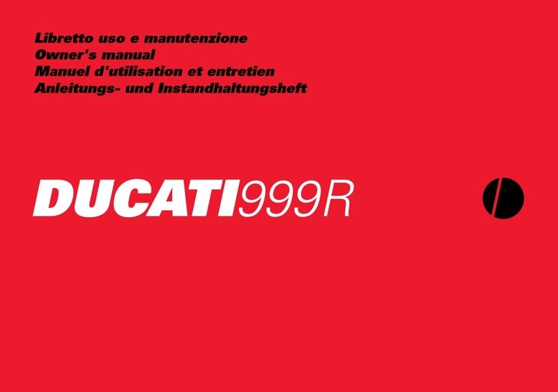 Ducati 999R User manual