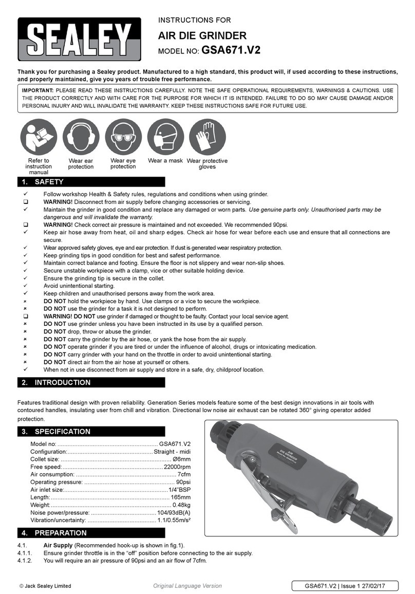 Sealey GSA671.V2 User manual Sealey GSA671.V2 User manual