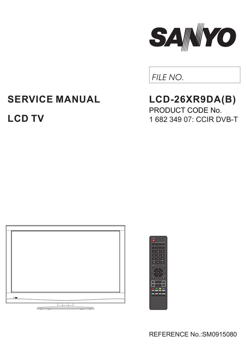 Sanyo LCD-26XR9DA(B) User manual