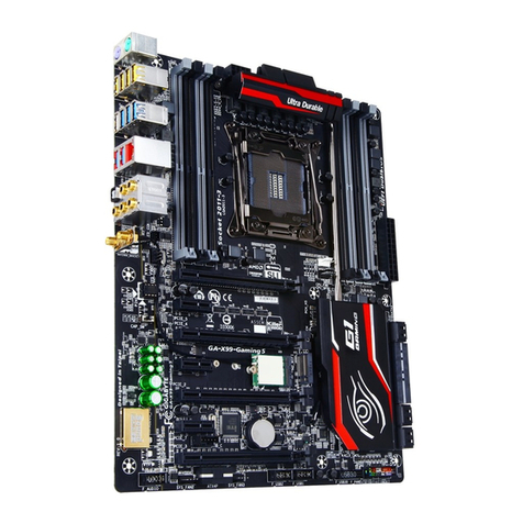 Gigabyte GA-X99-Gaming 5P user manual Gigabyte GA-X99-Gaming 5P user manual