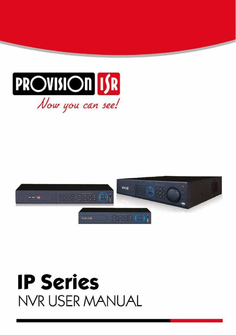Provision ISR NVR-8200(1U) user manual