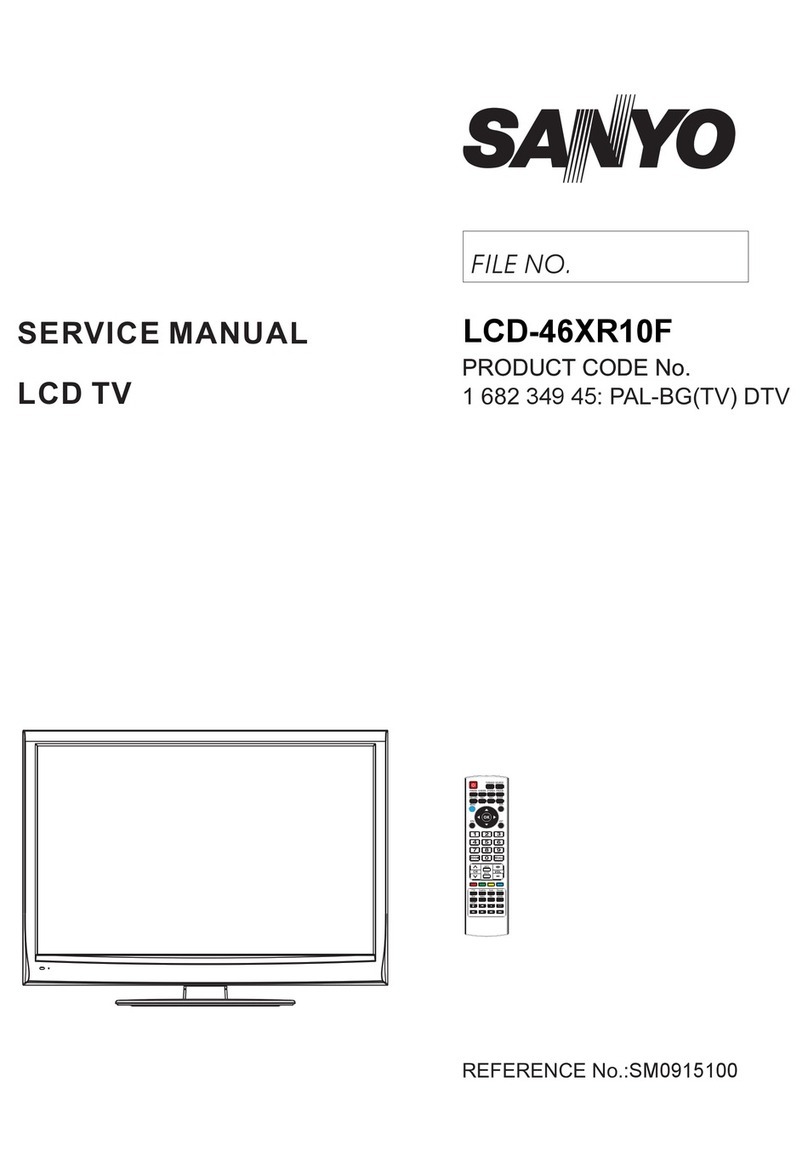 Sanyo LCD-46XR10F User manual