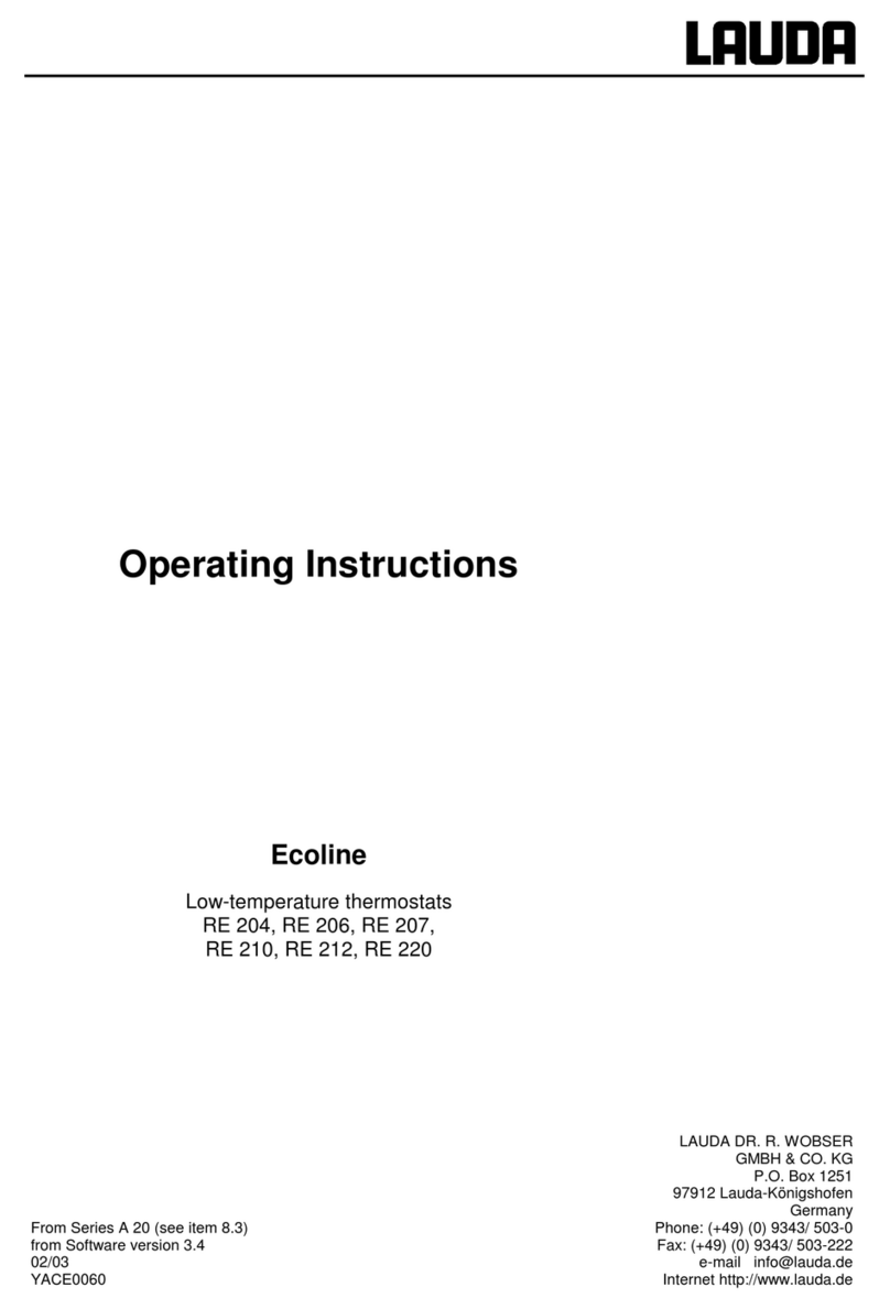 Lauda Ecoline RE 204 User manual
