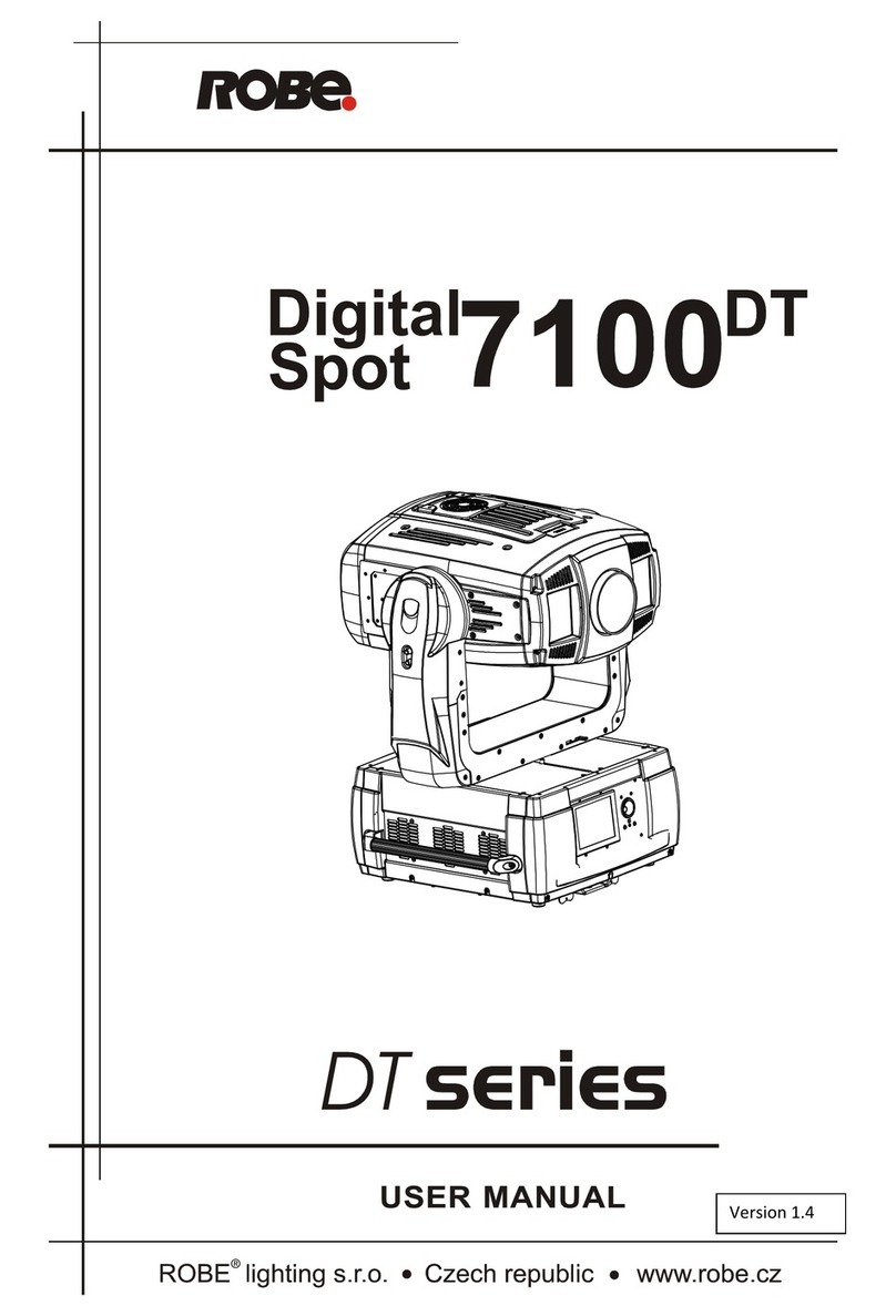 Robe DigitalSpot 7100 DT User manual
