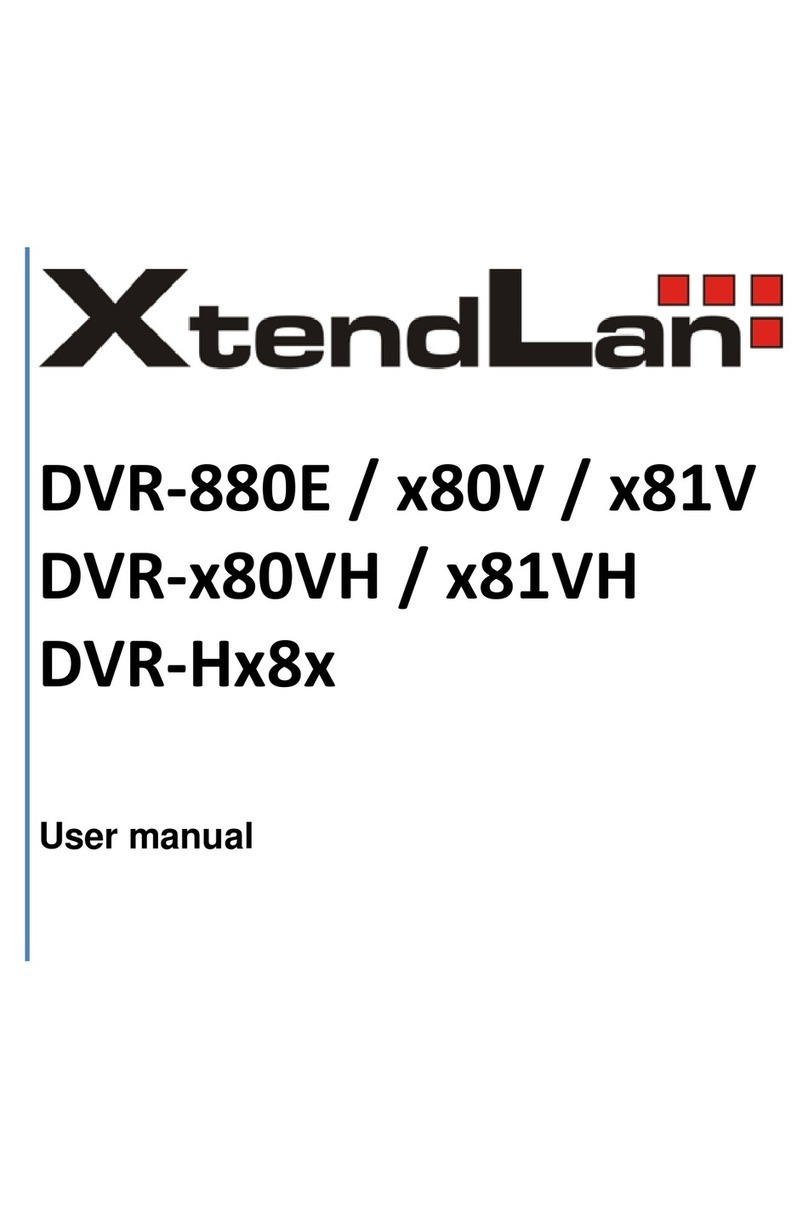 XtendLan DVR-880E user manual