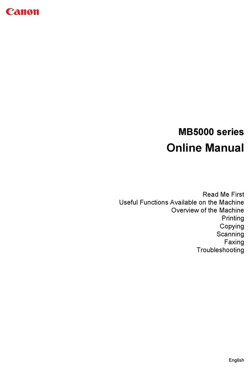 Canon MB5000 Series Setup guide