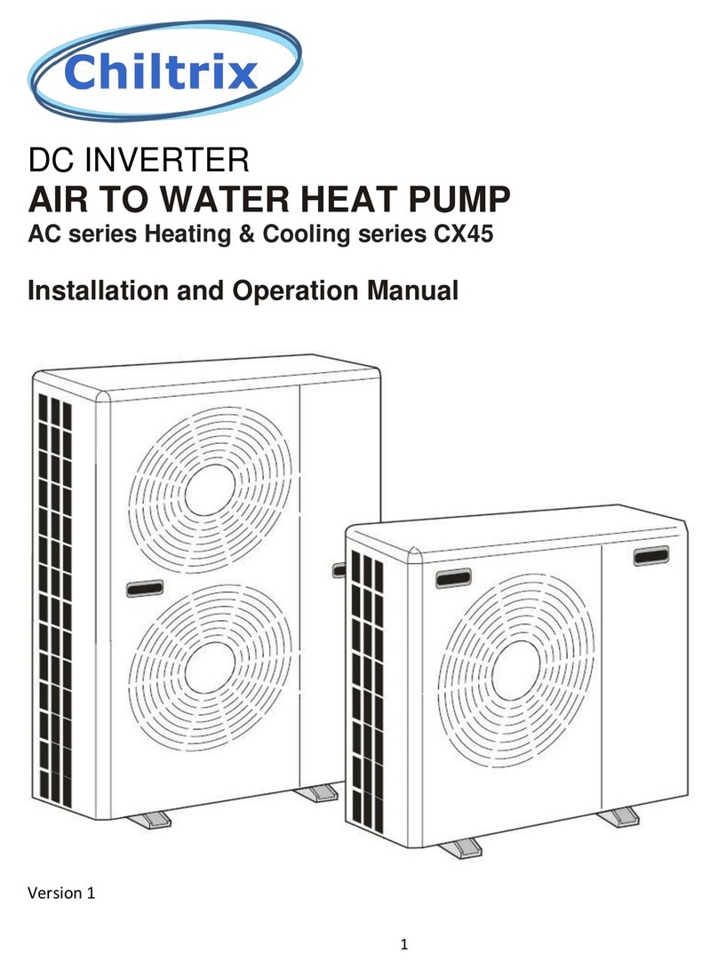Chiltrix CX45 Installation and operation manual