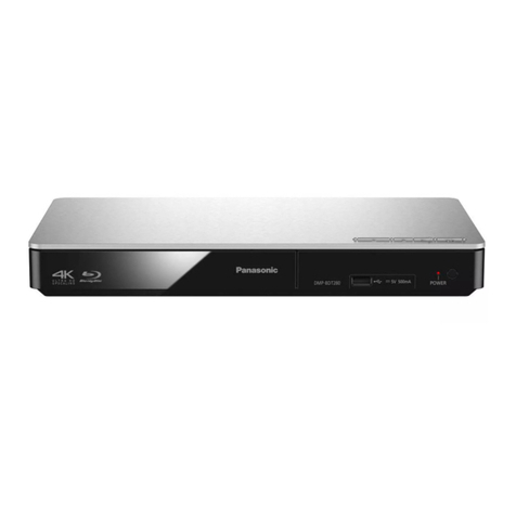 Panasonic dmp-bdt280 owner's manual