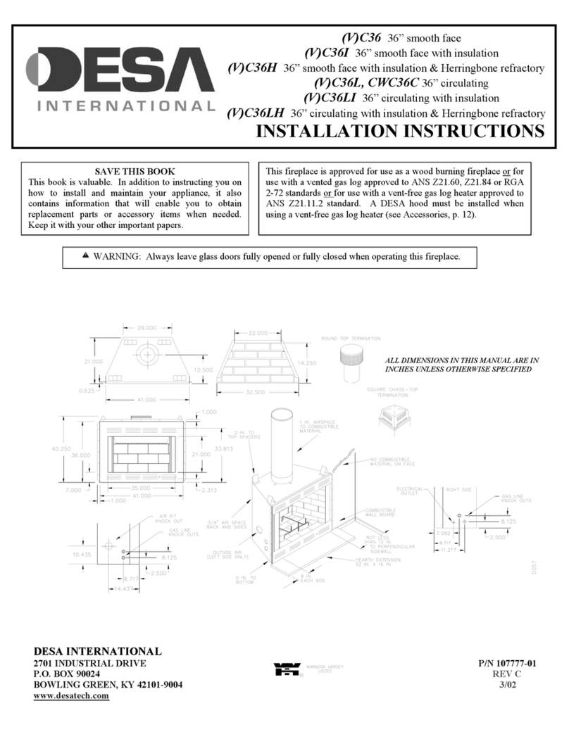 Desa C36 User manual