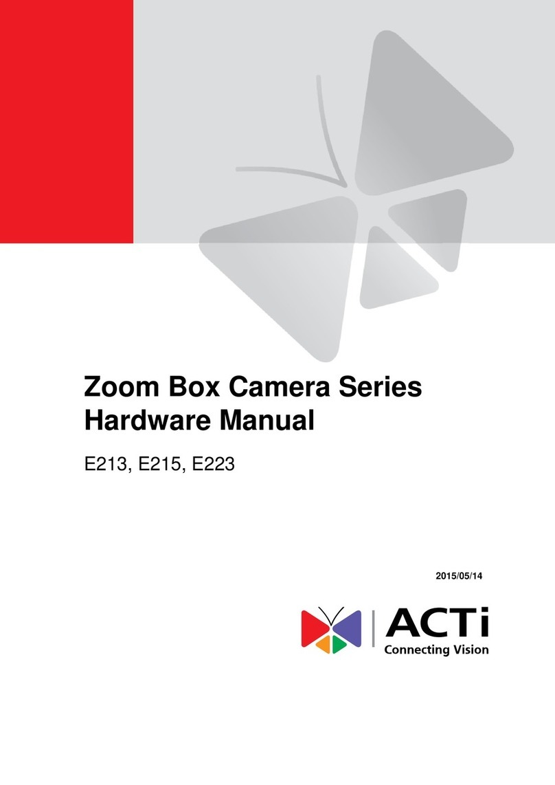 ACTi E213 User manual