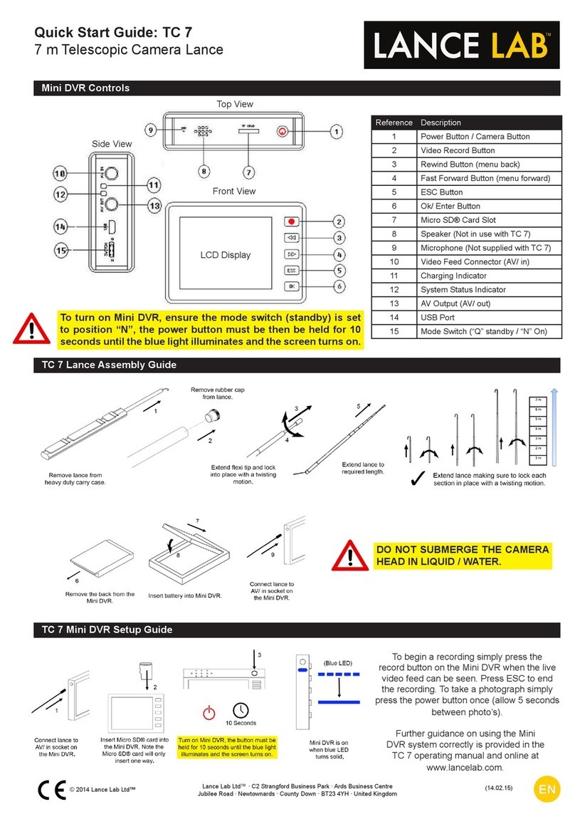 Lance Lab TC 7 quick start guide