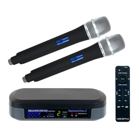 VocoPro TabletOke II owner's manual