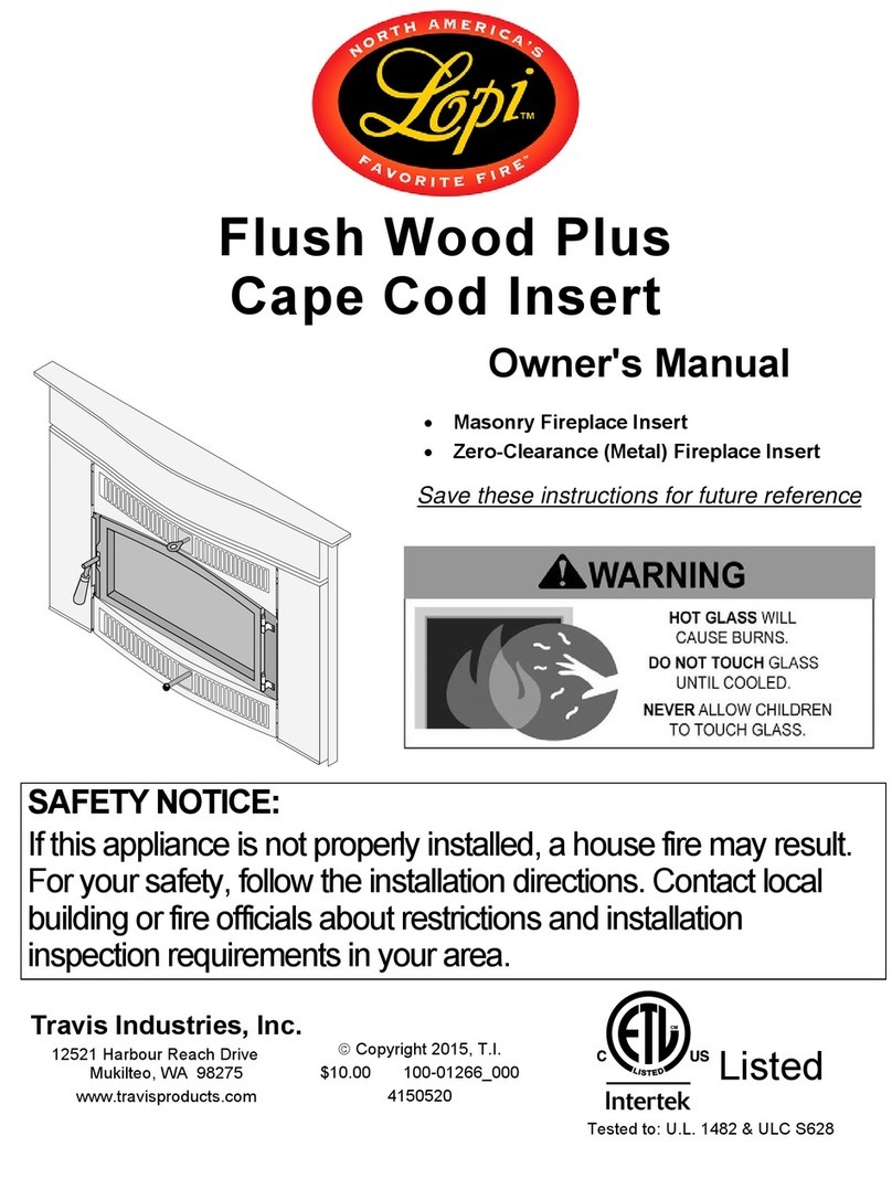 Travis Industries Flush Wood Plus User manual