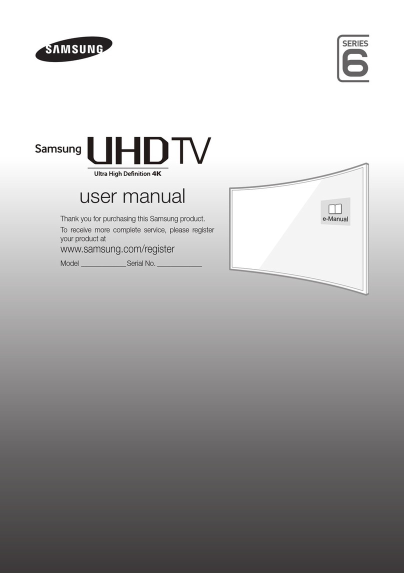 Samsung UA40JU6670 User manual