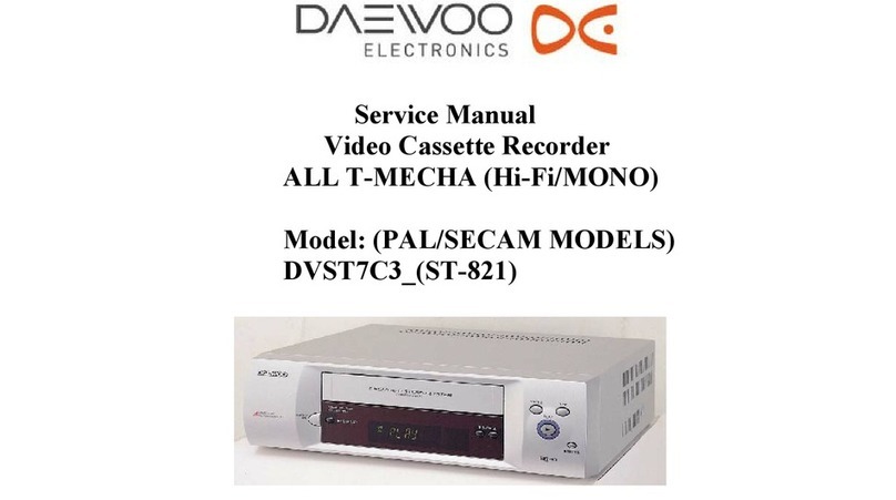 Daewoo DVST7C3 User manual