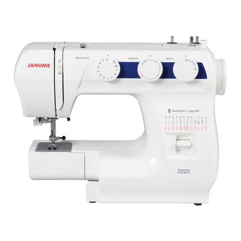 Janome 2222 User manual