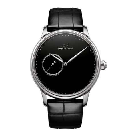Jaquet Droz GRANDE HEURE MINUTE Instructions for use