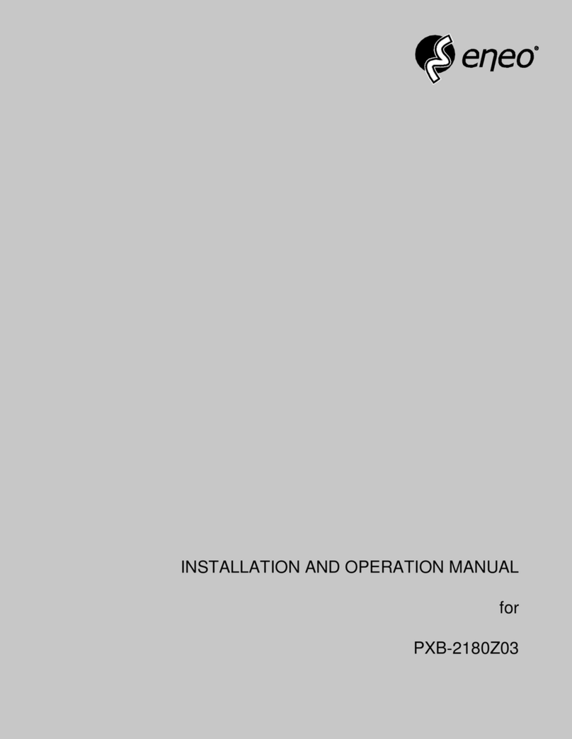 Eneo PXB-2180Z03 Operation manual