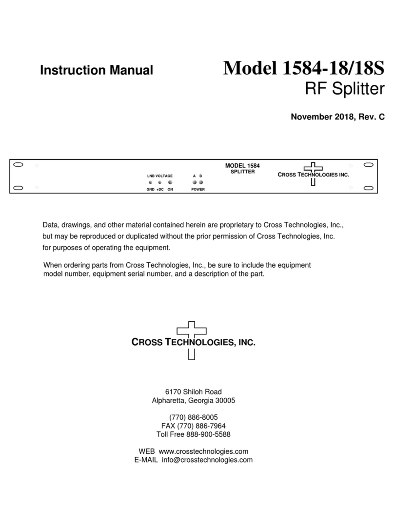 Cross Technologies 1584 User manual