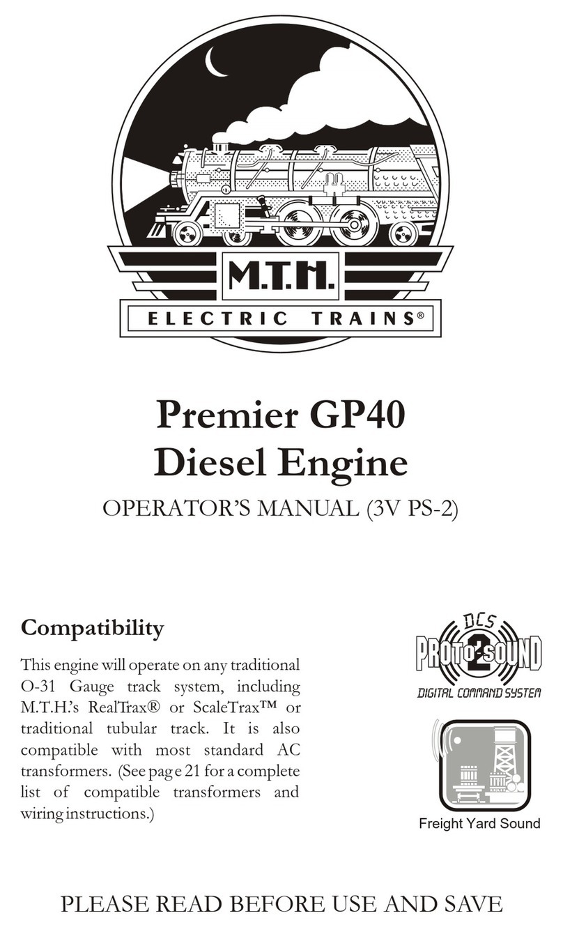 M.T.H. Premier GP40 Diesel Engine Operator's manual